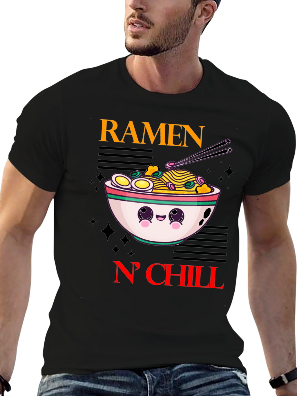Ramen N Chill Kawaii Graphic Tee