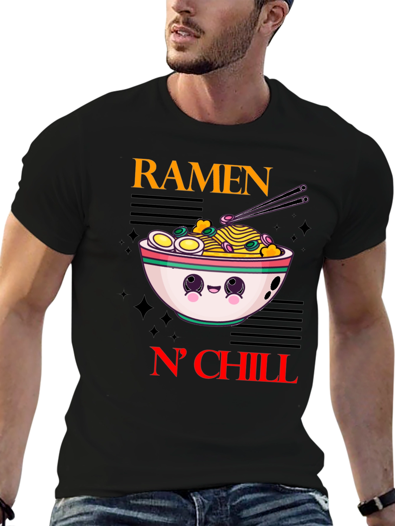 Ramen N Chill Kawaii Graphic Tee
