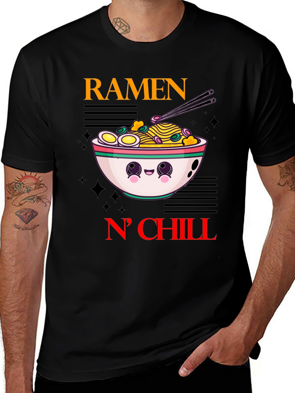 Ramen N Chill Kawaii Graphic Tee