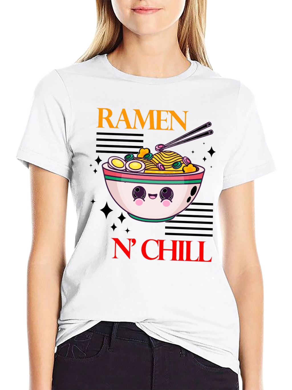 Ramen N Chill Kawaii Graphic Tee