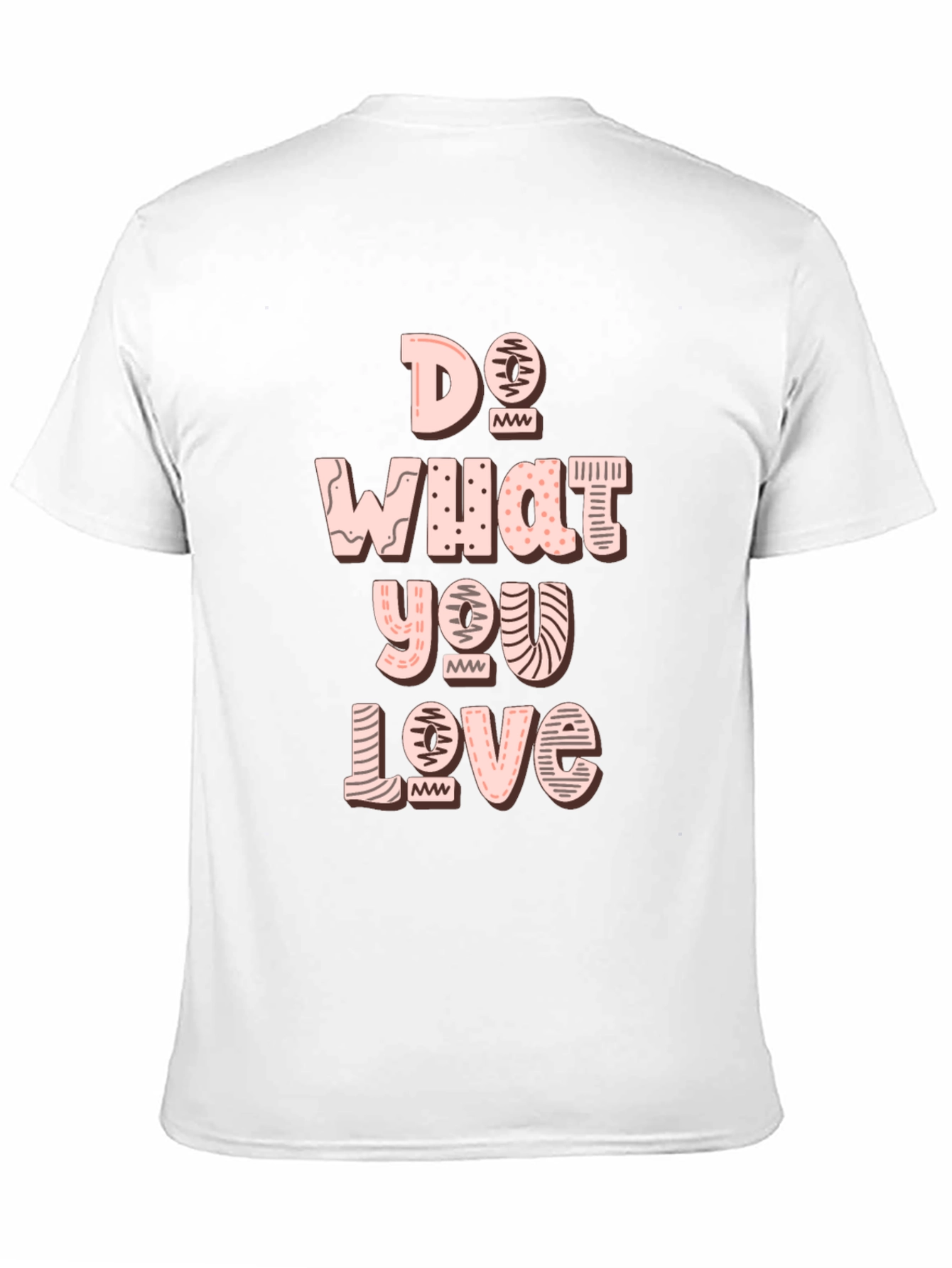 Do What You Love Graphic Tee - Black Cotton Casual T-Shirt