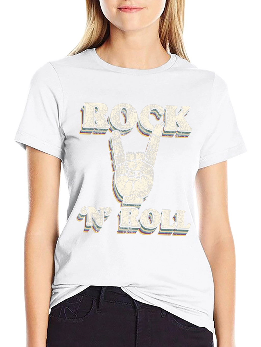 Rock N Roll Graphic T-Shirt - Retro Style