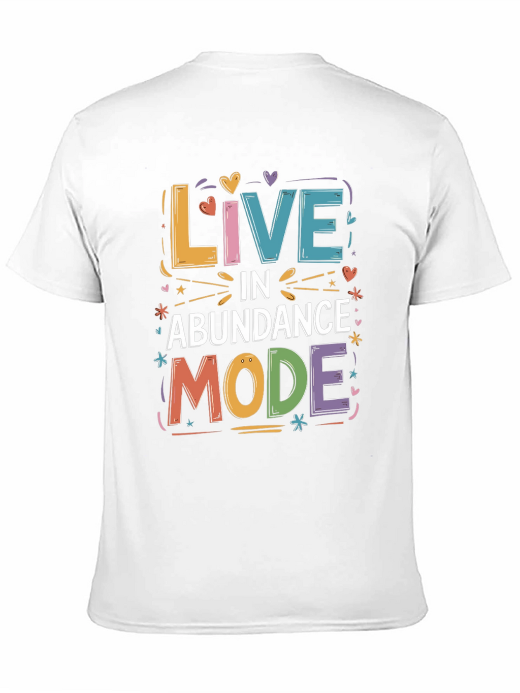 Live in Abundance Mode Black Graphic Tee