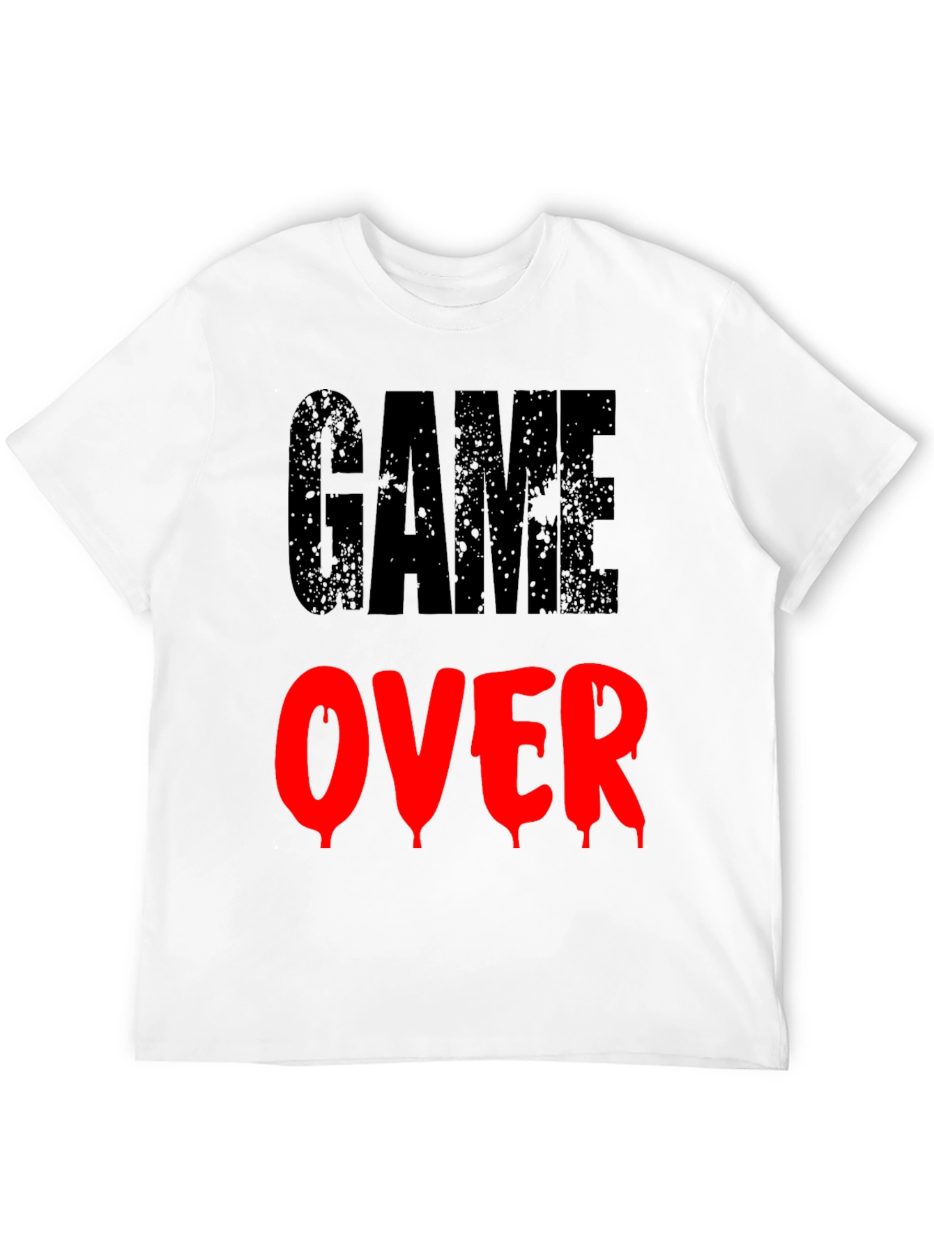 Game Over Graphic Print T-Shirt