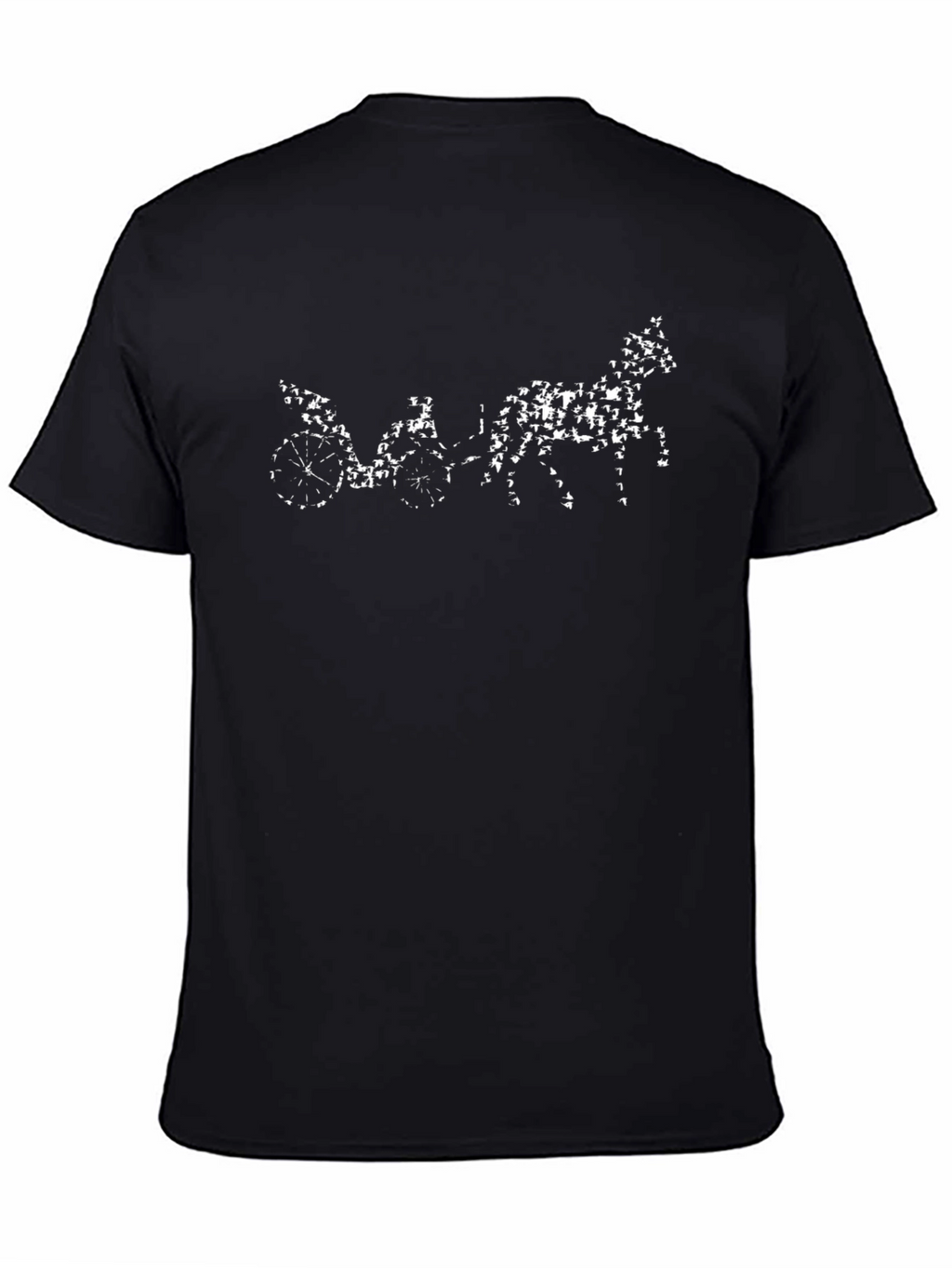 Horse & Carriage Graphic Tee - Black