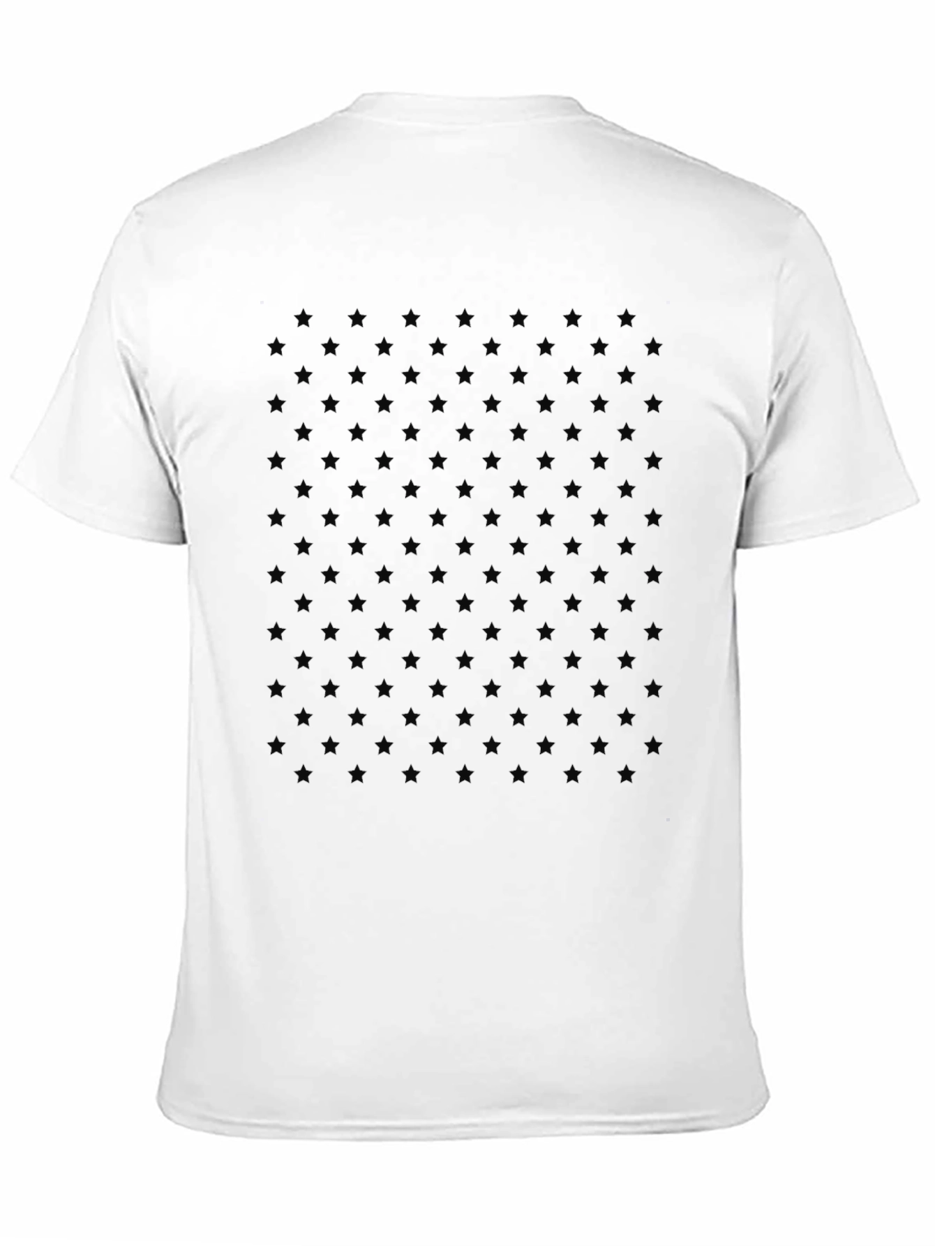 Stealth Star Pattern Black T-Shirt