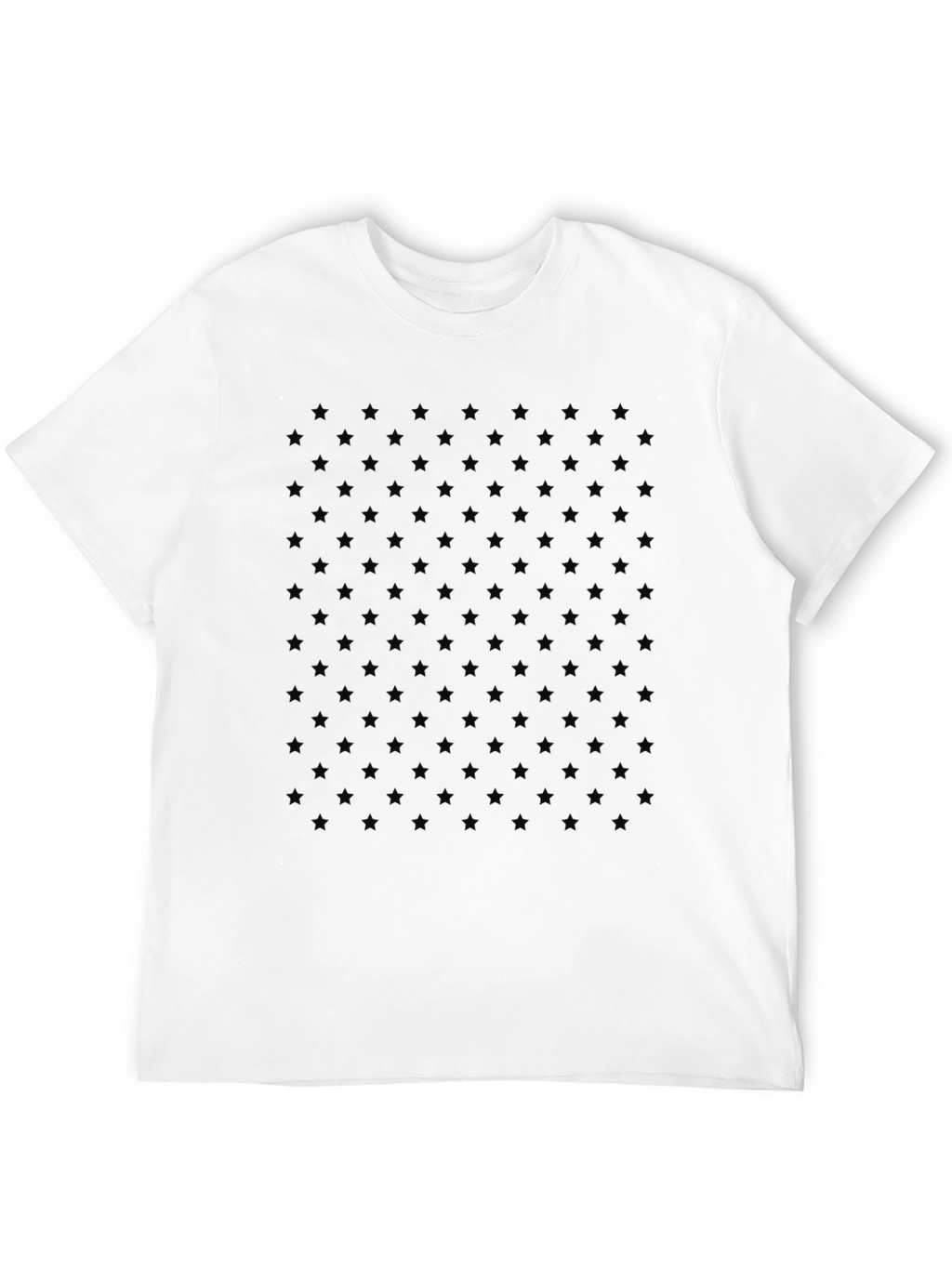 Stealth Star Pattern Black T-Shirt