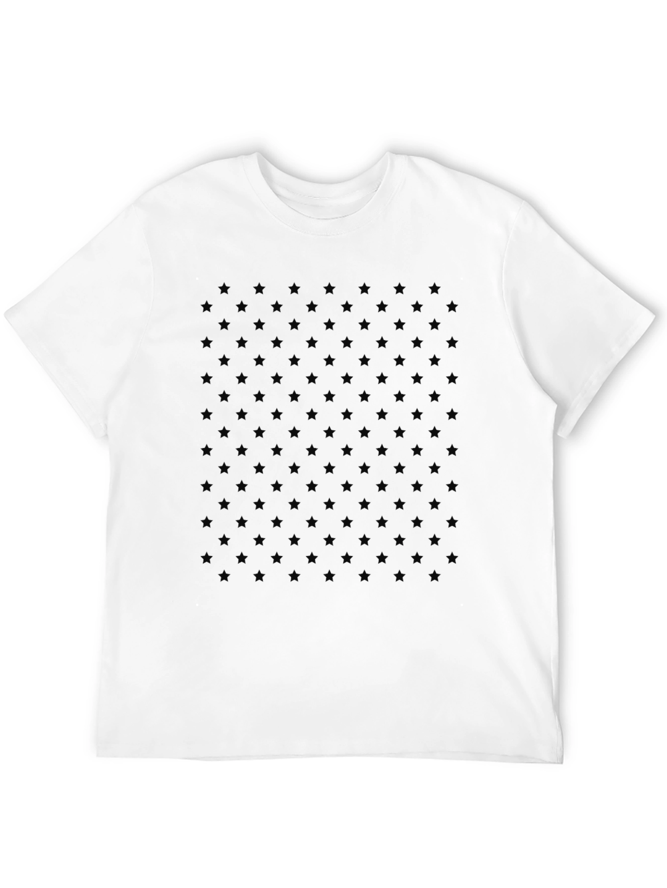 Stealth Star Pattern Black T-Shirt