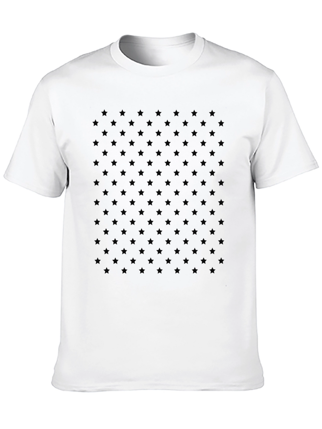 Stealth Star Pattern Black T-Shirt