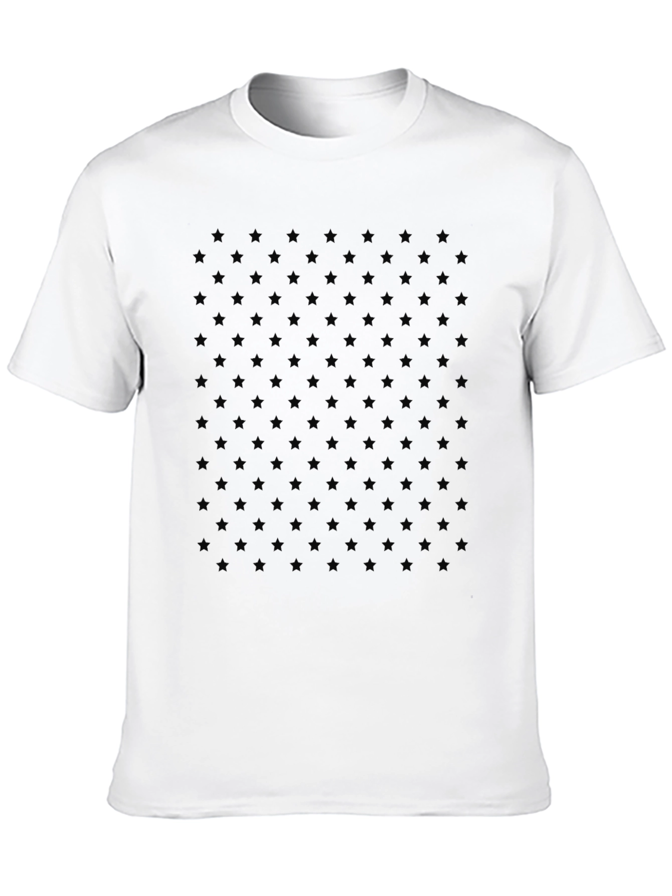 Stealth Star Pattern Black T-Shirt