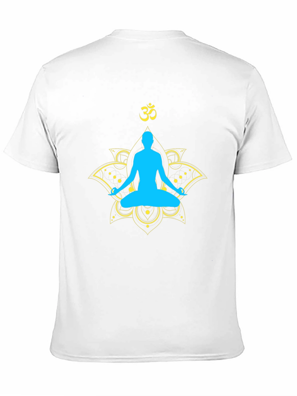 Yoga Meditation Graphic T-Shirt - Spiritual Lotus Design