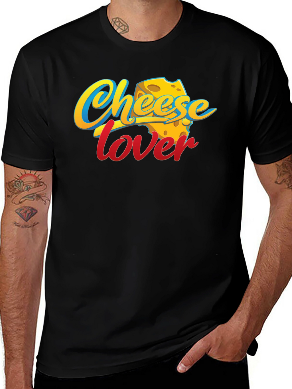 Cheese Lover Graphic T-Shirt