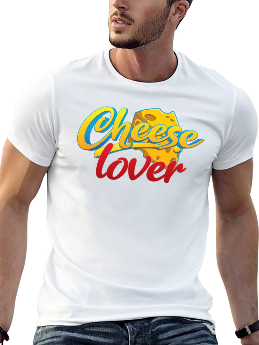 Cheese Lover Graphic T-Shirt