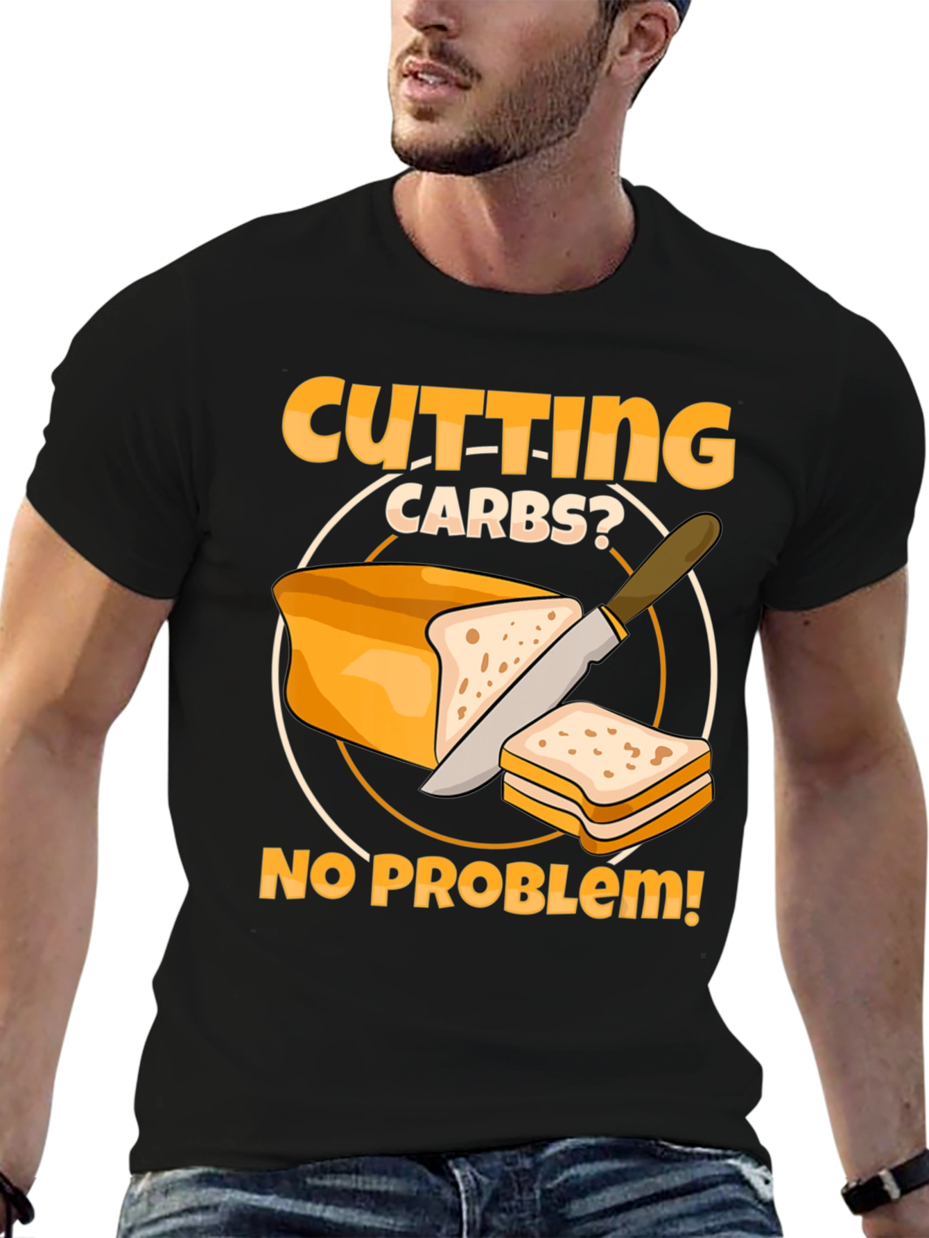 Cutting Carbs? Funny Diet T-Shirt