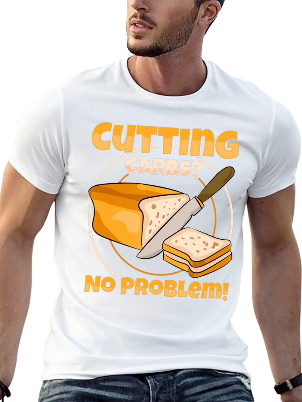 Cutting Carbs? Funny Diet T-Shirt