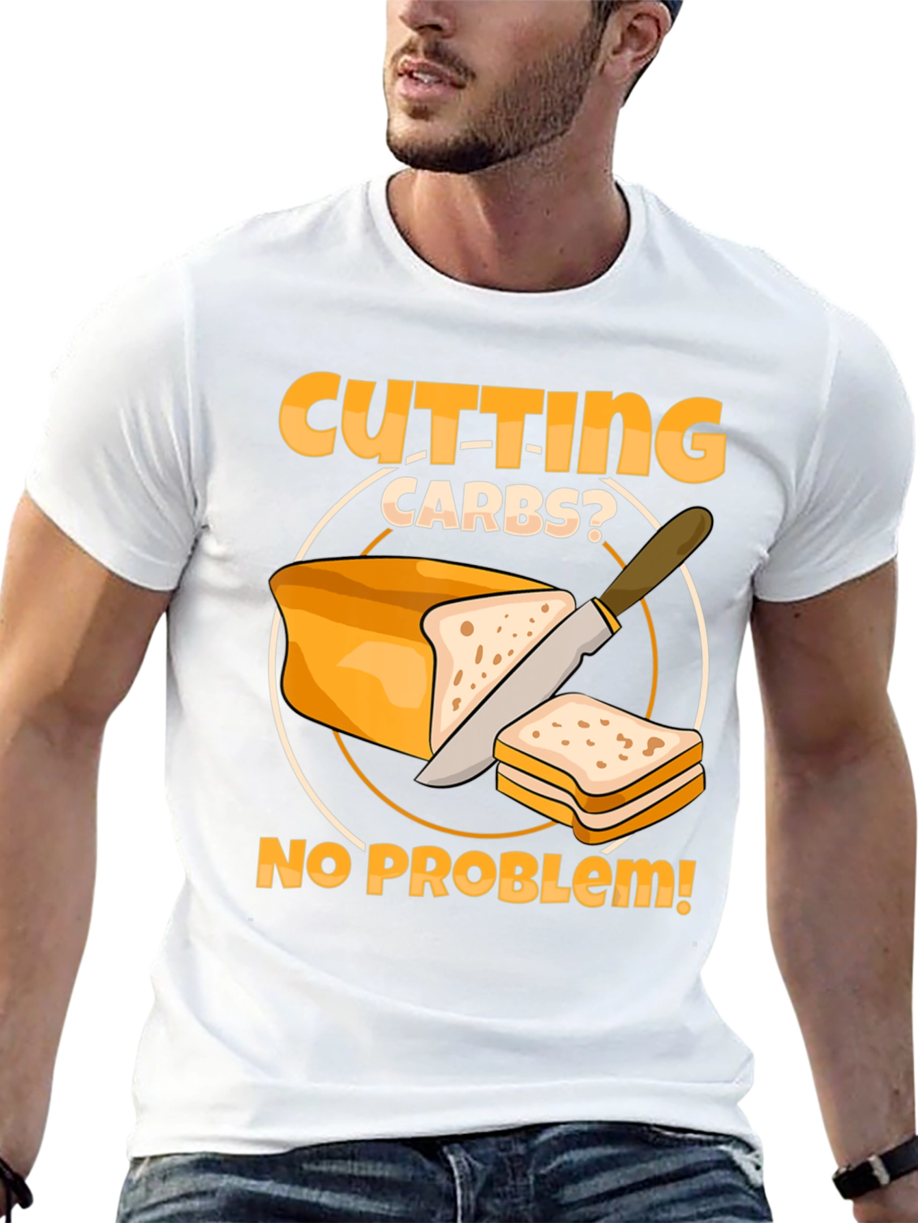 Cutting Carbs? Funny Diet T-Shirt