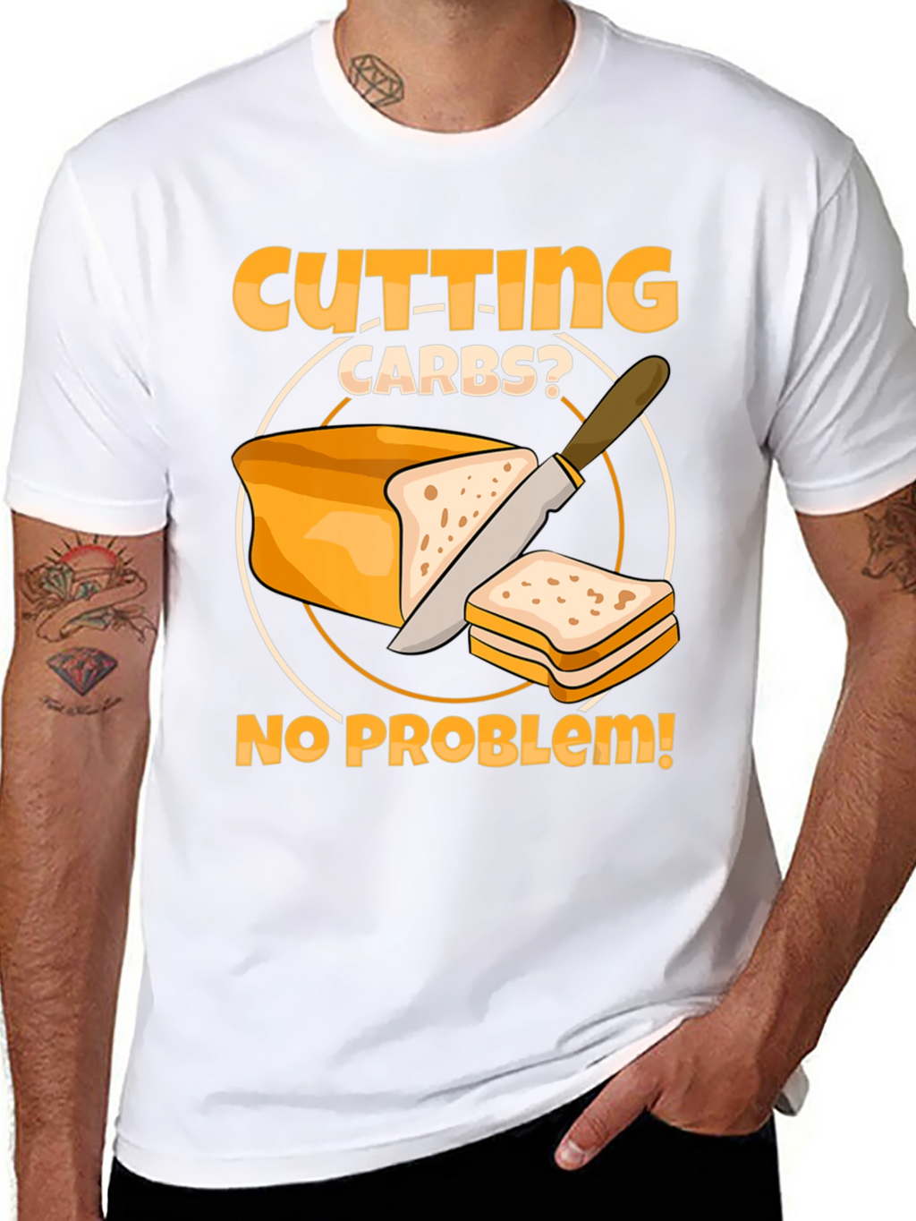 Cutting Carbs? Funny Diet T-Shirt