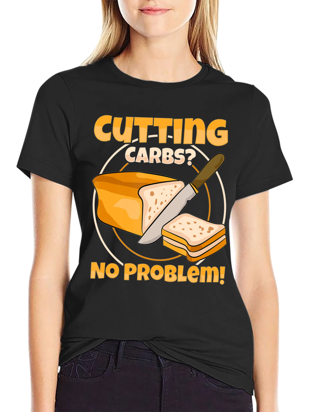 Cutting Carbs? Funny Diet T-Shirt