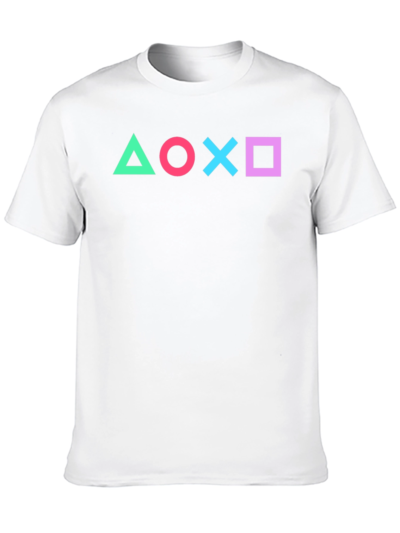 Playstation Symbols Black T-Shirt
