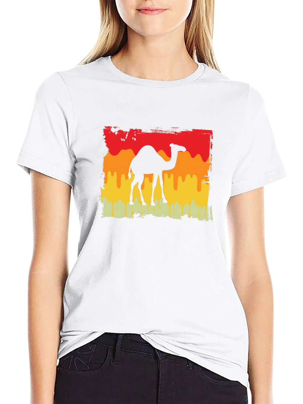 Camel Silhouette Retro T-Shirt