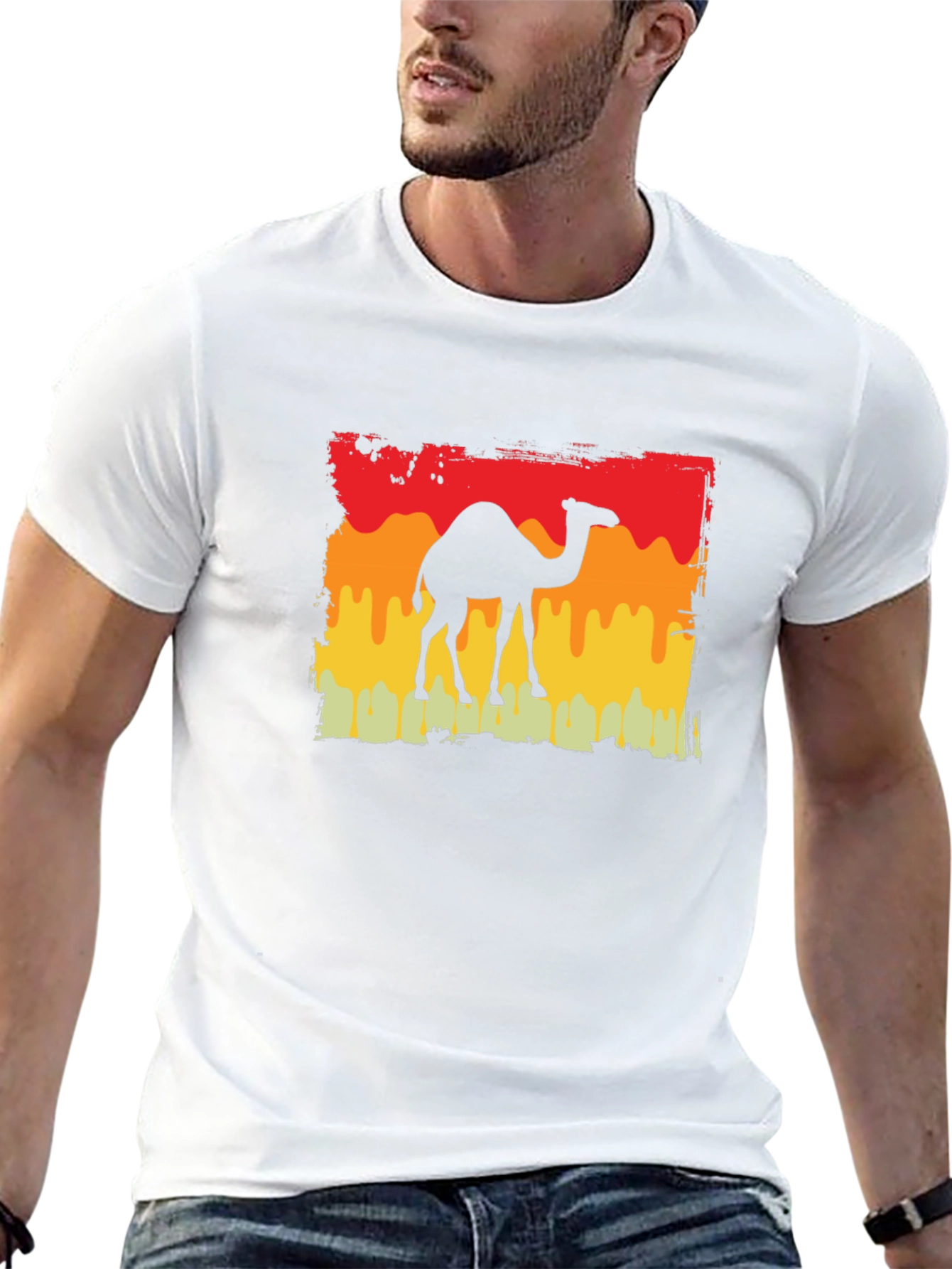 Camel Silhouette Retro T-Shirt