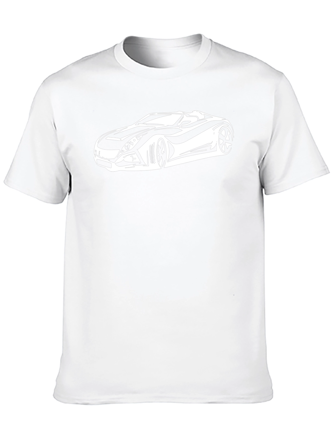 Sleek Car Graphic T-Shirt - Cool Automotive Design