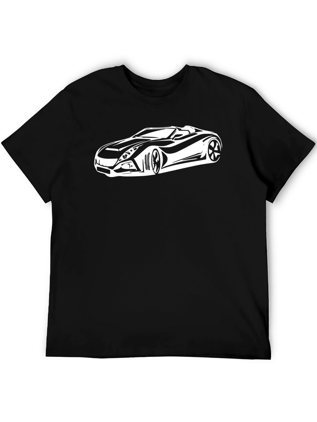 Sleek Car Graphic T-Shirt - Cool Automotive Design