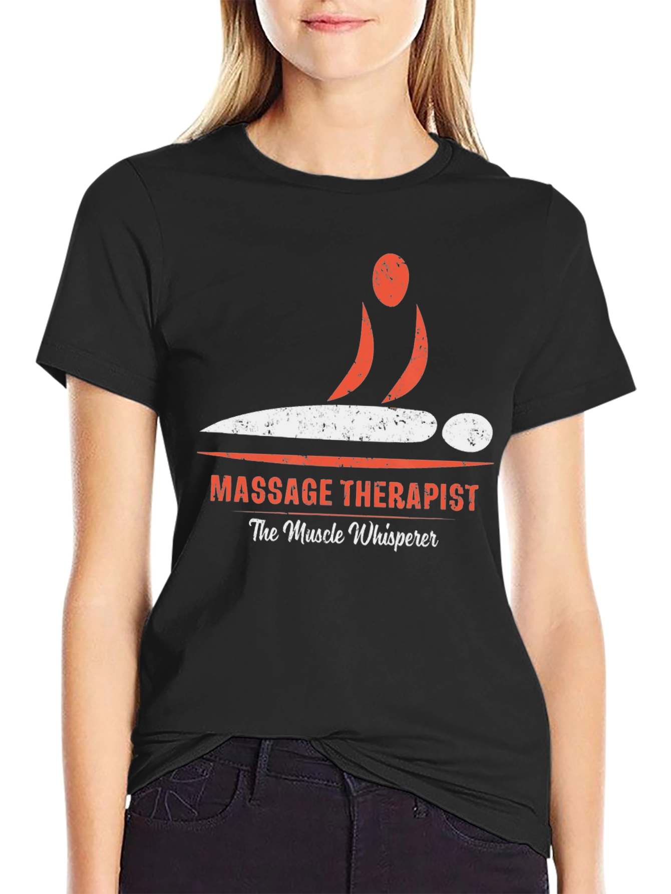 Massage Therapist Graphic T-Shirt - Muscle Whisperer Tee