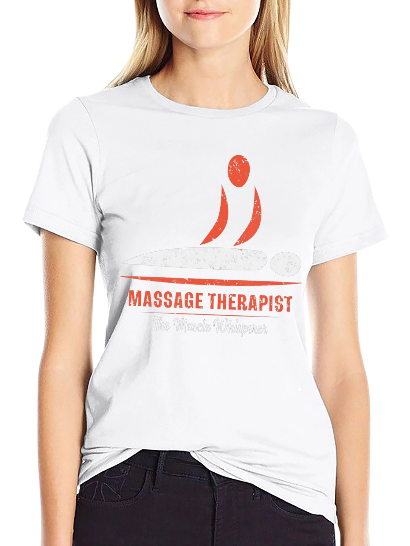 Massage Therapist Graphic T-Shirt - Muscle Whisperer Tee