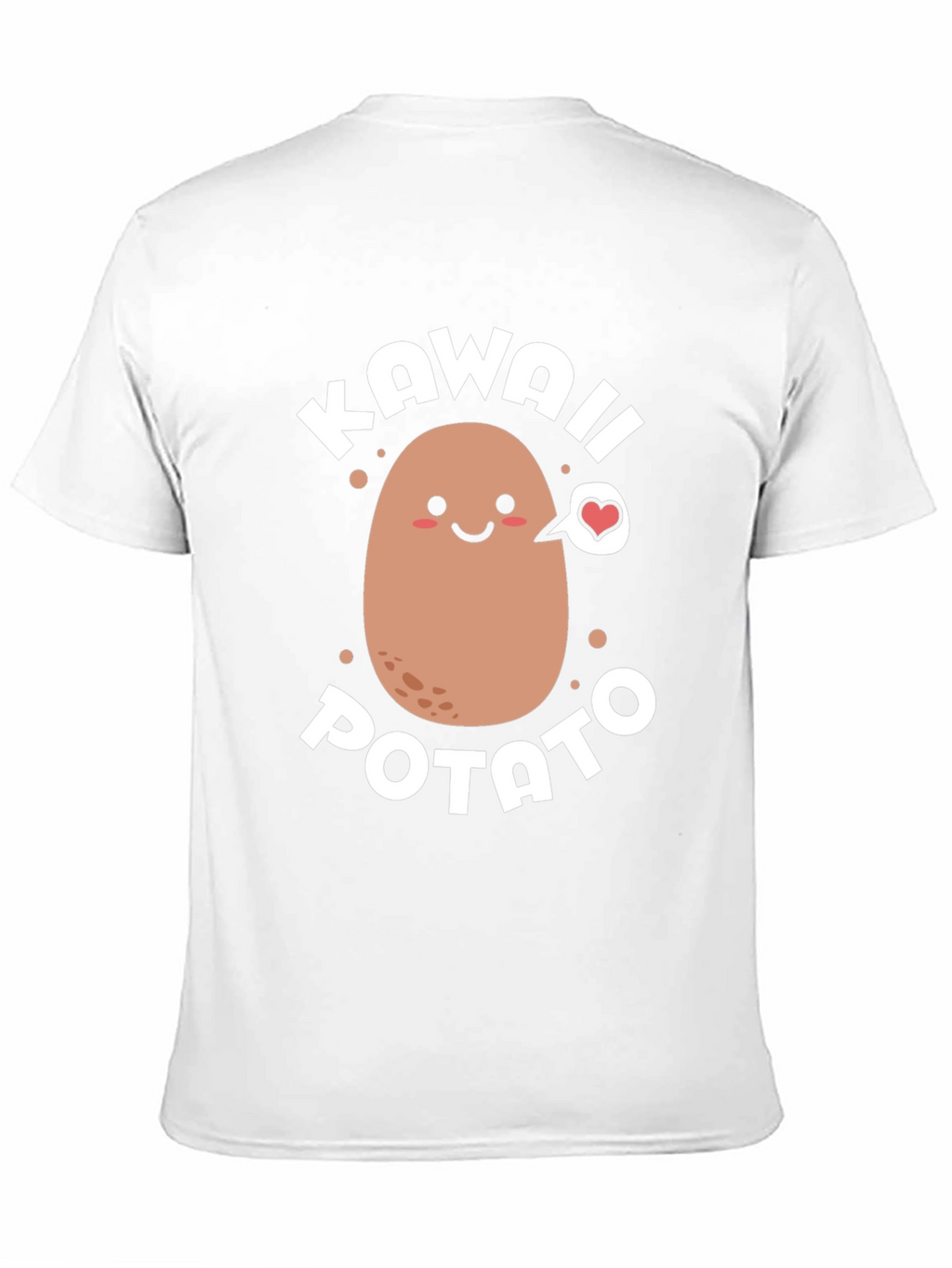 Kawaii Potato Graphic T-Shirt - Cute & Comfortable