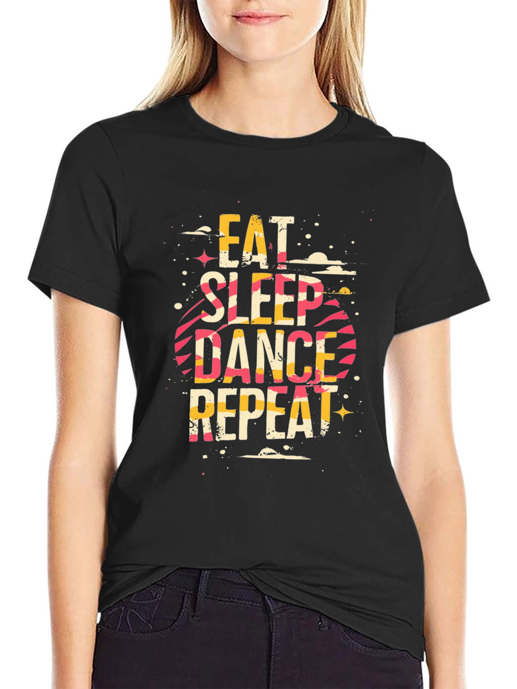 Eat Sleep Dance Repeat Graphic Tee
