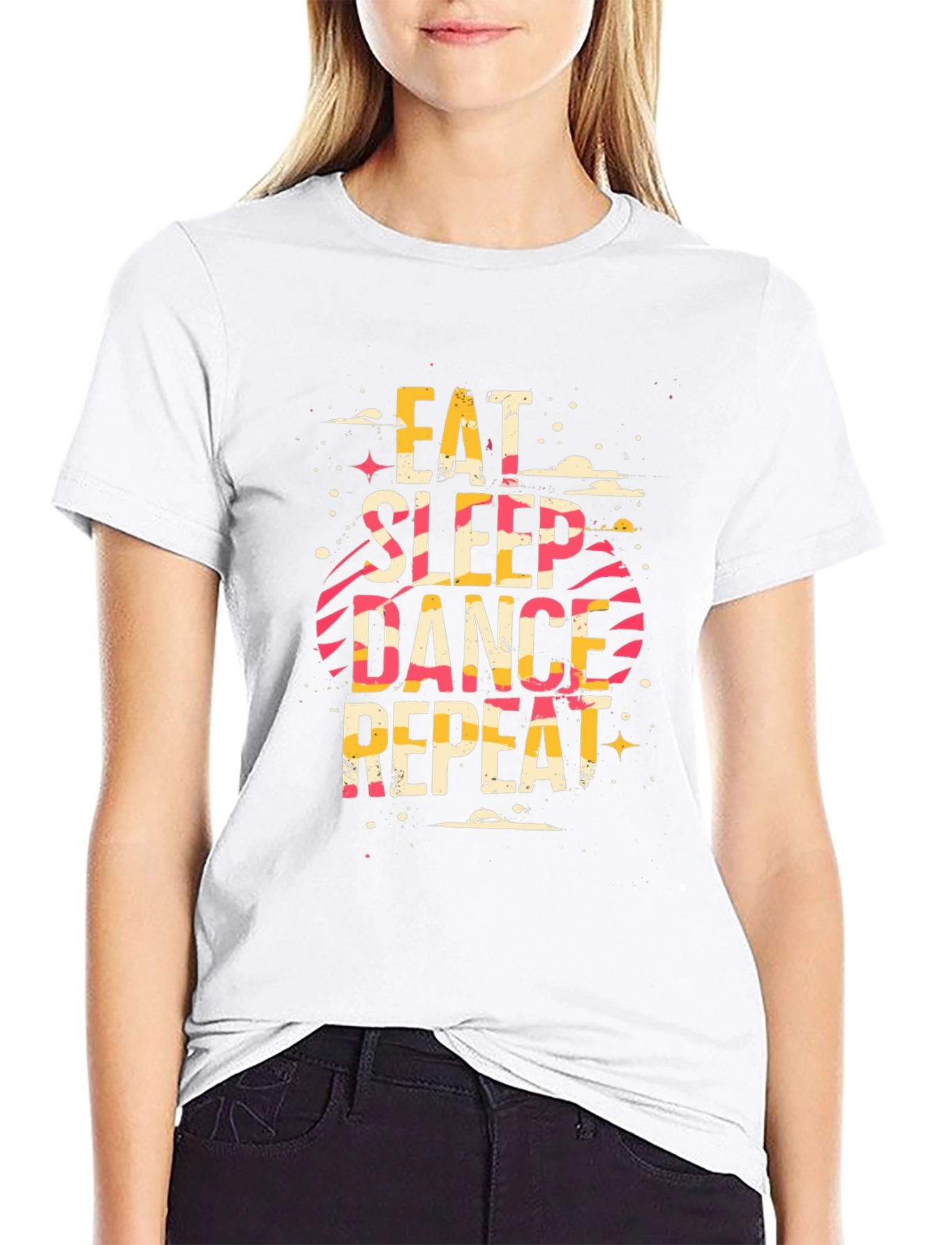 Eat Sleep Dance Repeat Graphic Tee