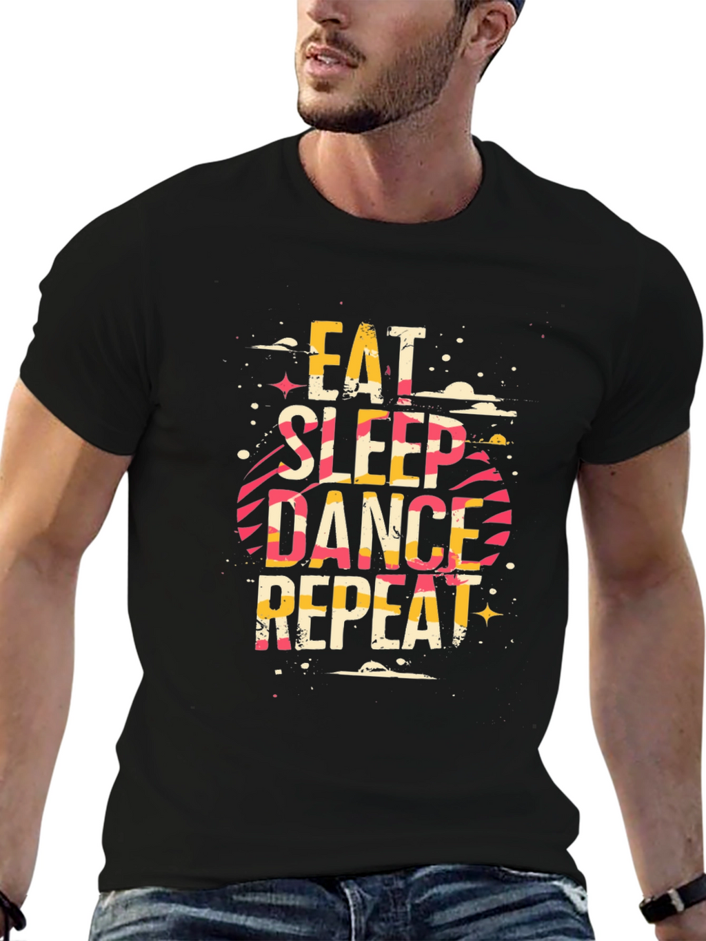 Eat Sleep Dance Repeat Graphic Tee