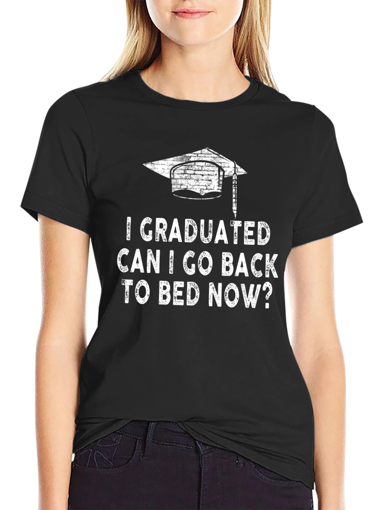 Graduated Can I Go Back to Bed Now T-Shirt
