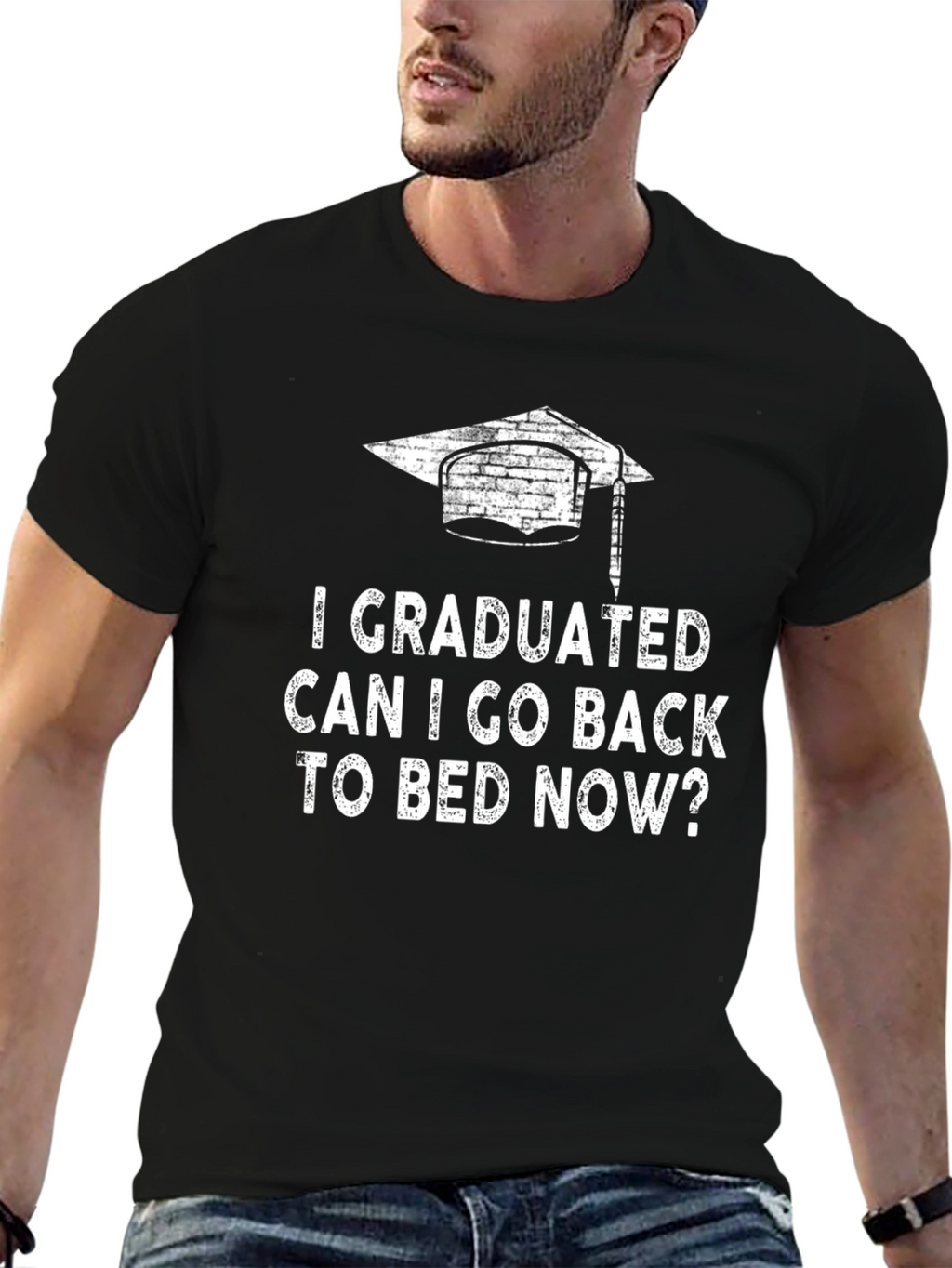 Graduated Can I Go Back to Bed Now T-Shirt