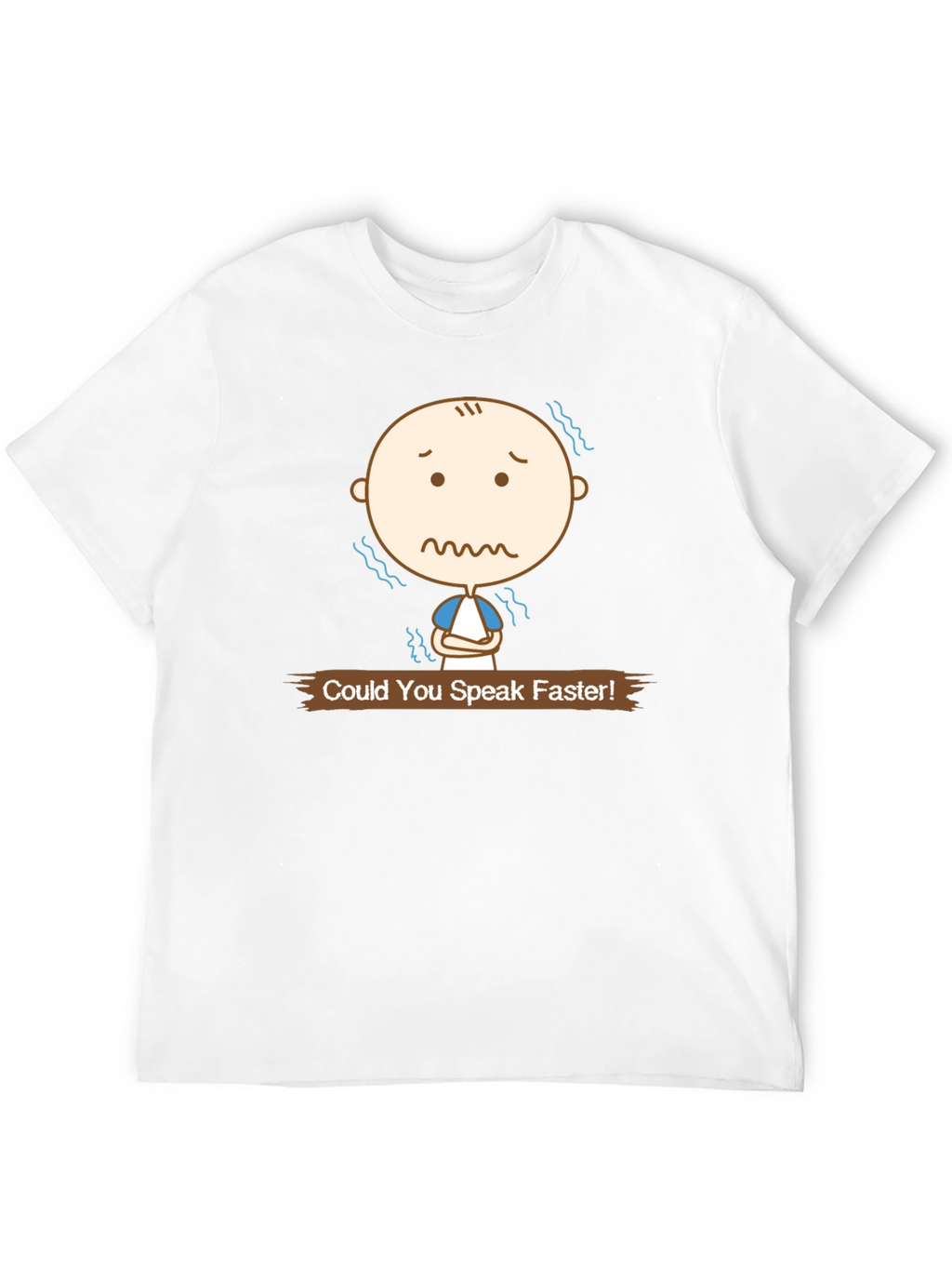 Speak Faster Graphic Tee - Black Cotton T-Shirt