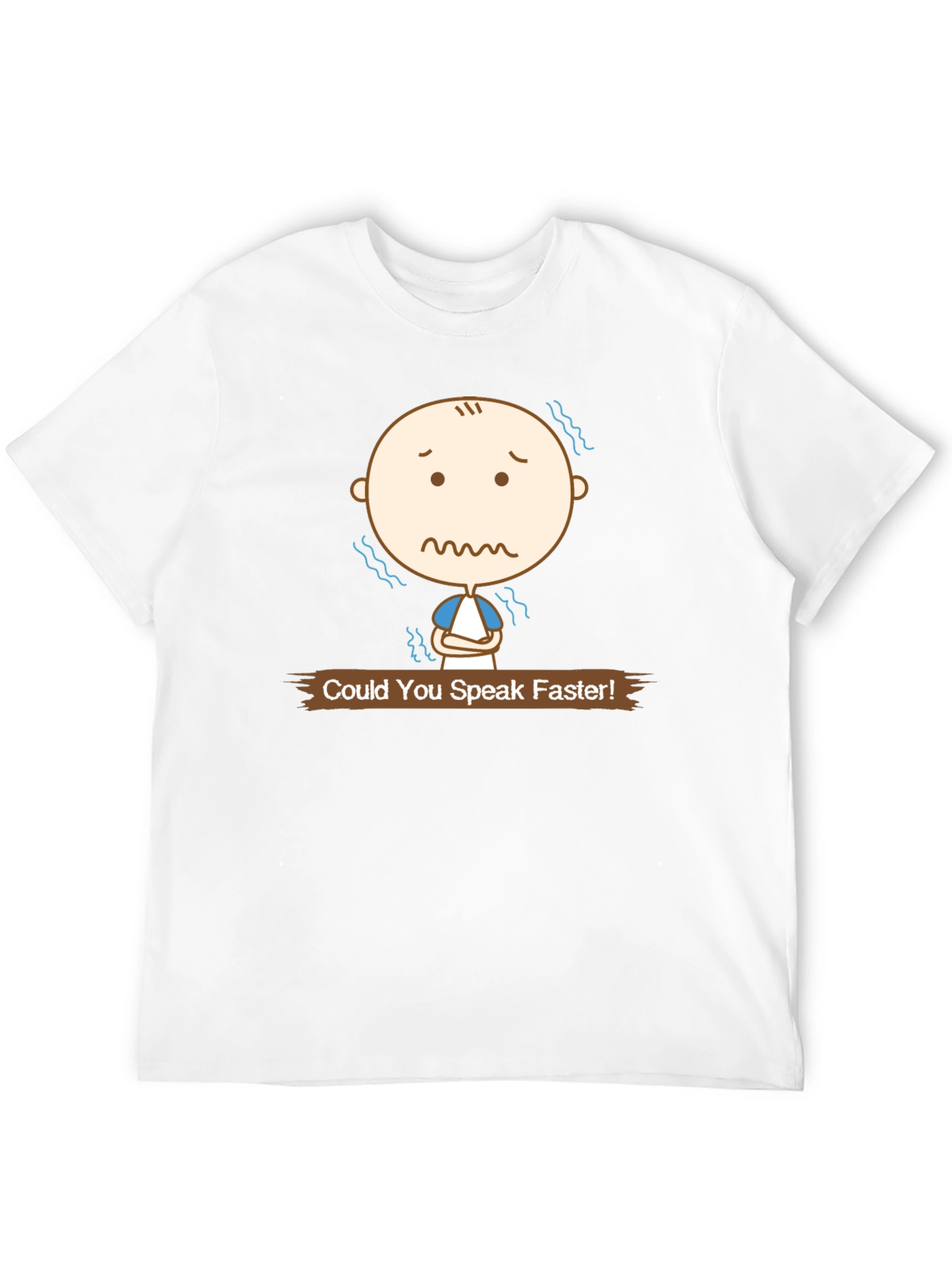 Speak Faster Graphic Tee - Black Cotton T-Shirt