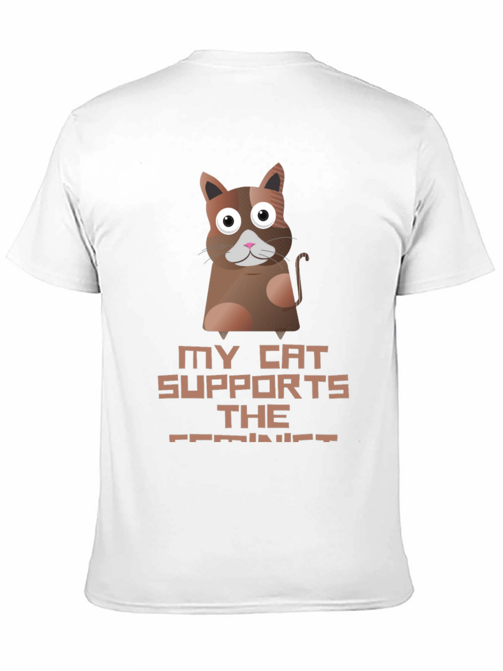 My Cat Supports The Feminist T-Shirt