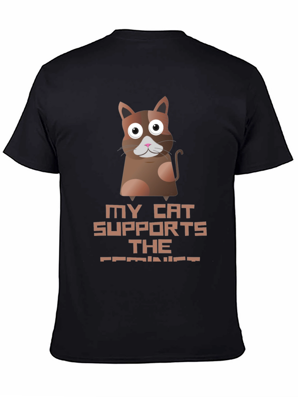 My Cat Supports The Feminist T-Shirt