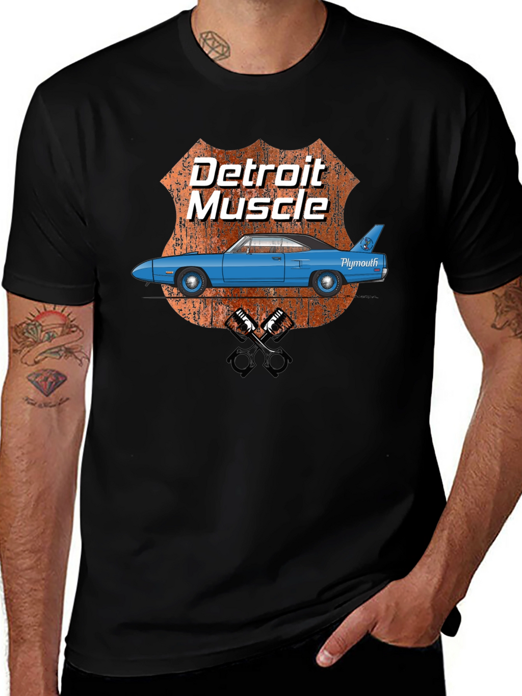 Detroit Muscle Car Graphic T-Shirt