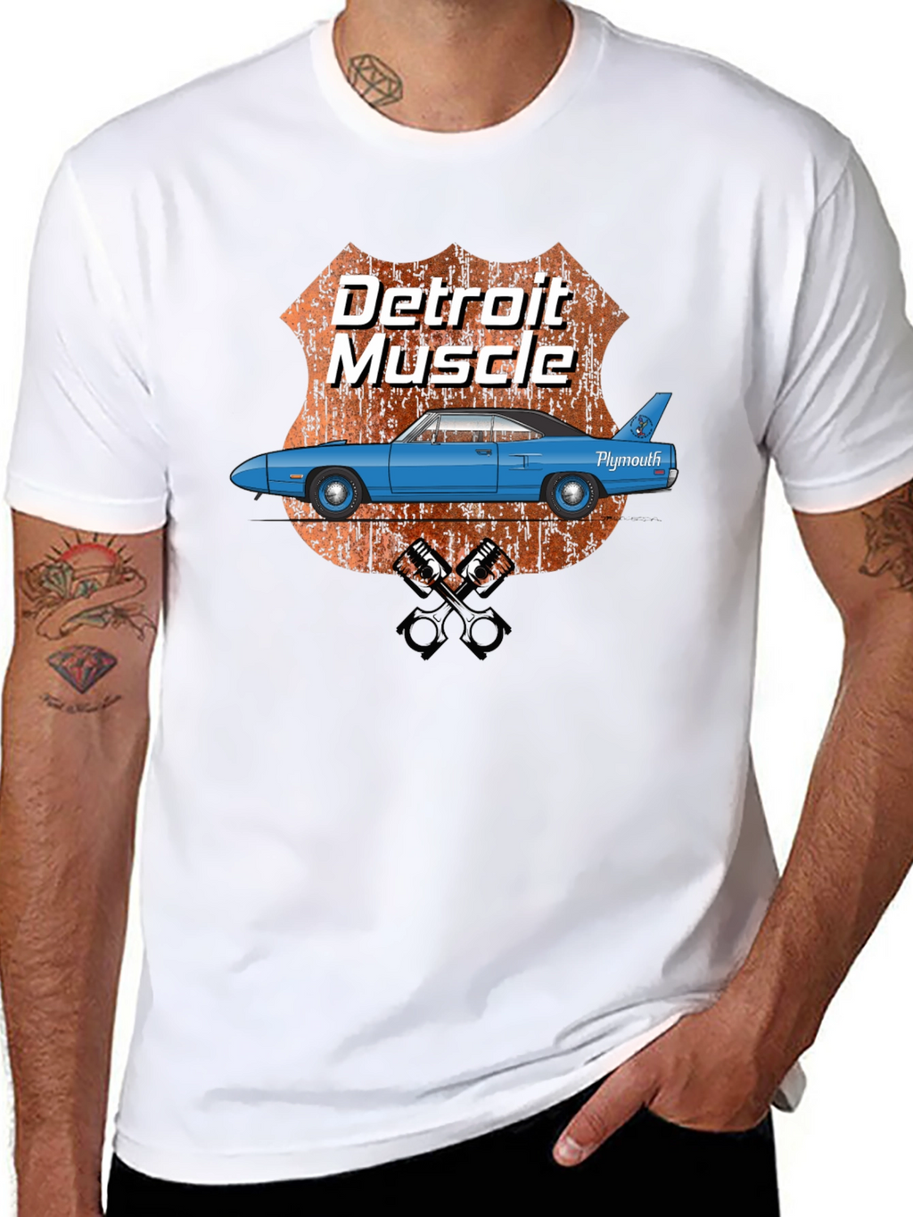 Detroit Muscle Car Graphic T-Shirt