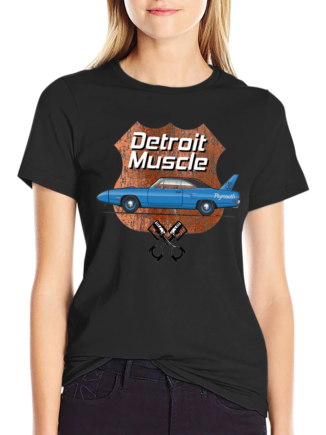 Detroit Muscle Car Graphic T-Shirt