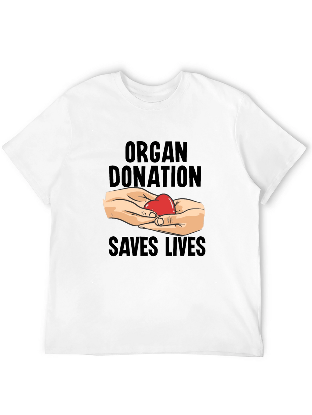 Organ Donation Saves Lives T-Shirt - Black