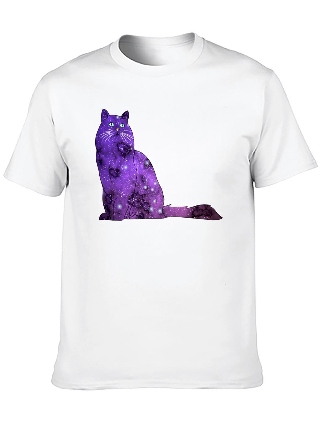 Galaxy Cat T-Shirt - Cosmic Feline Tee