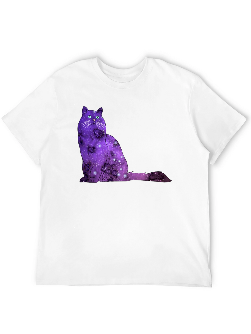 Galaxy Cat T-Shirt - Cosmic Feline Tee