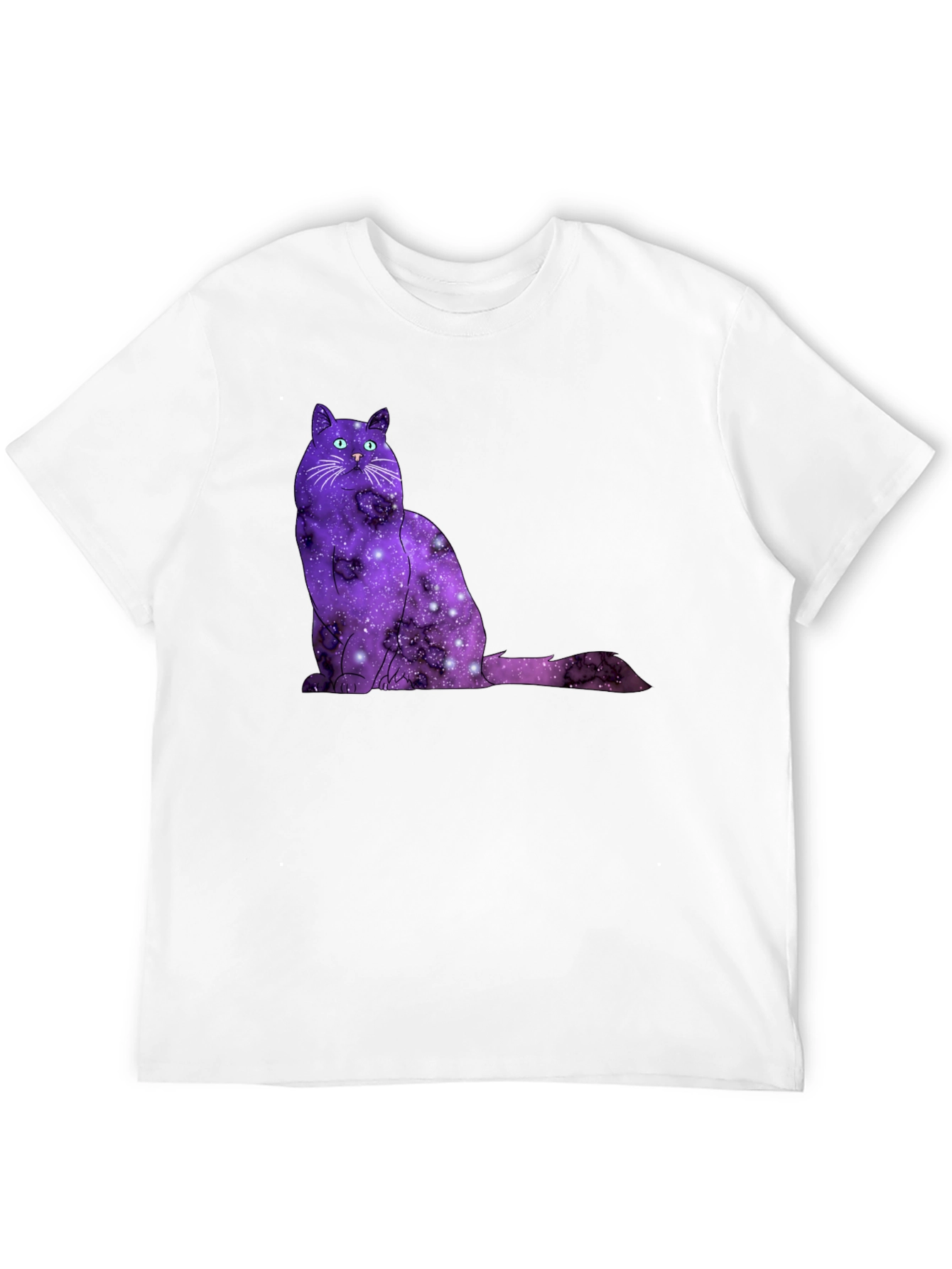Galaxy Cat T-Shirt - Cosmic Feline Tee