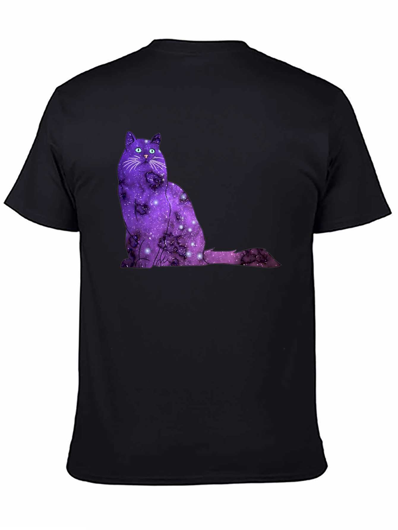 Galaxy Cat T-Shirt - Cosmic Feline Tee
