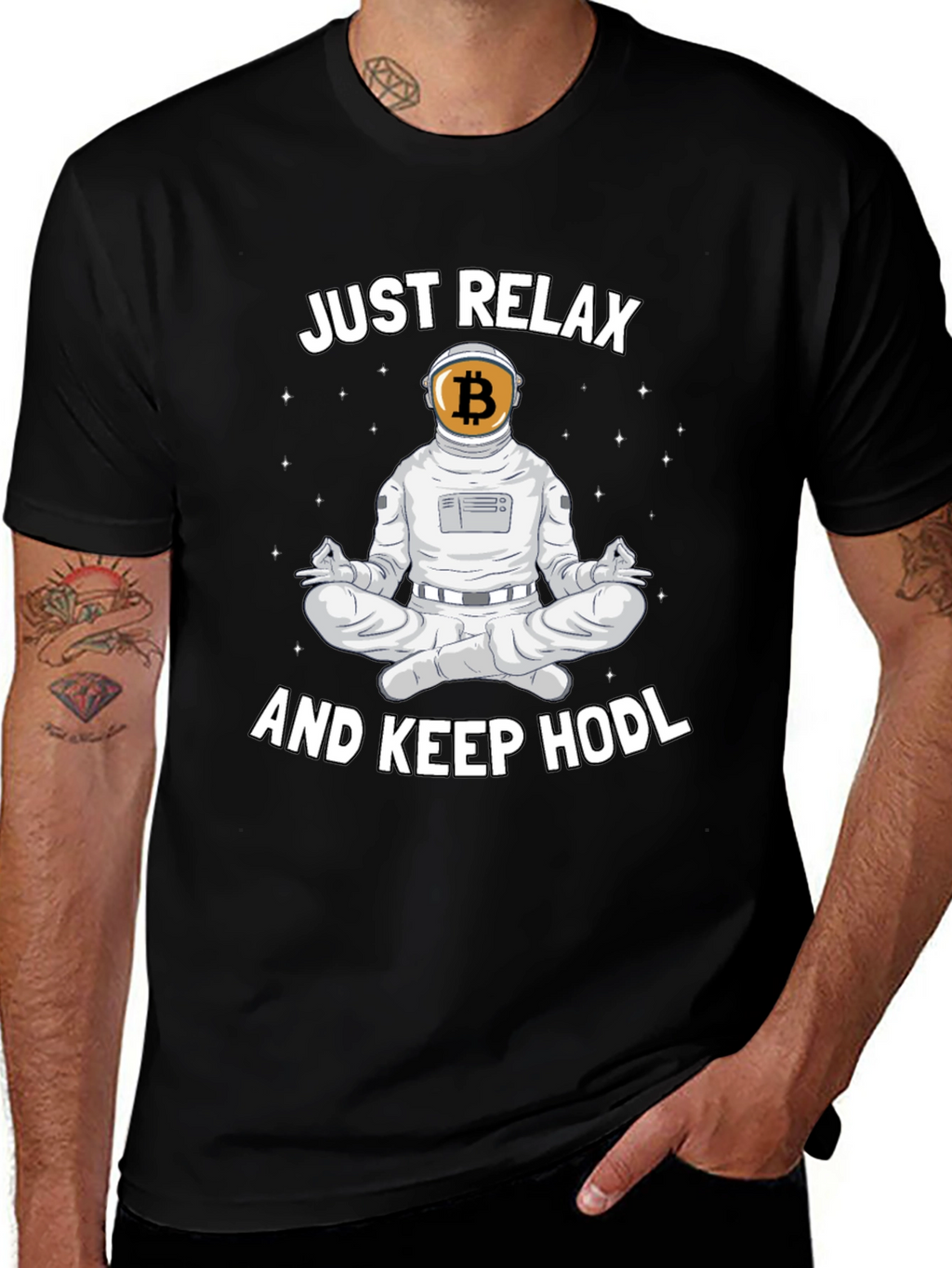 Just Relax and Keep HODL Crypto T-Shirt