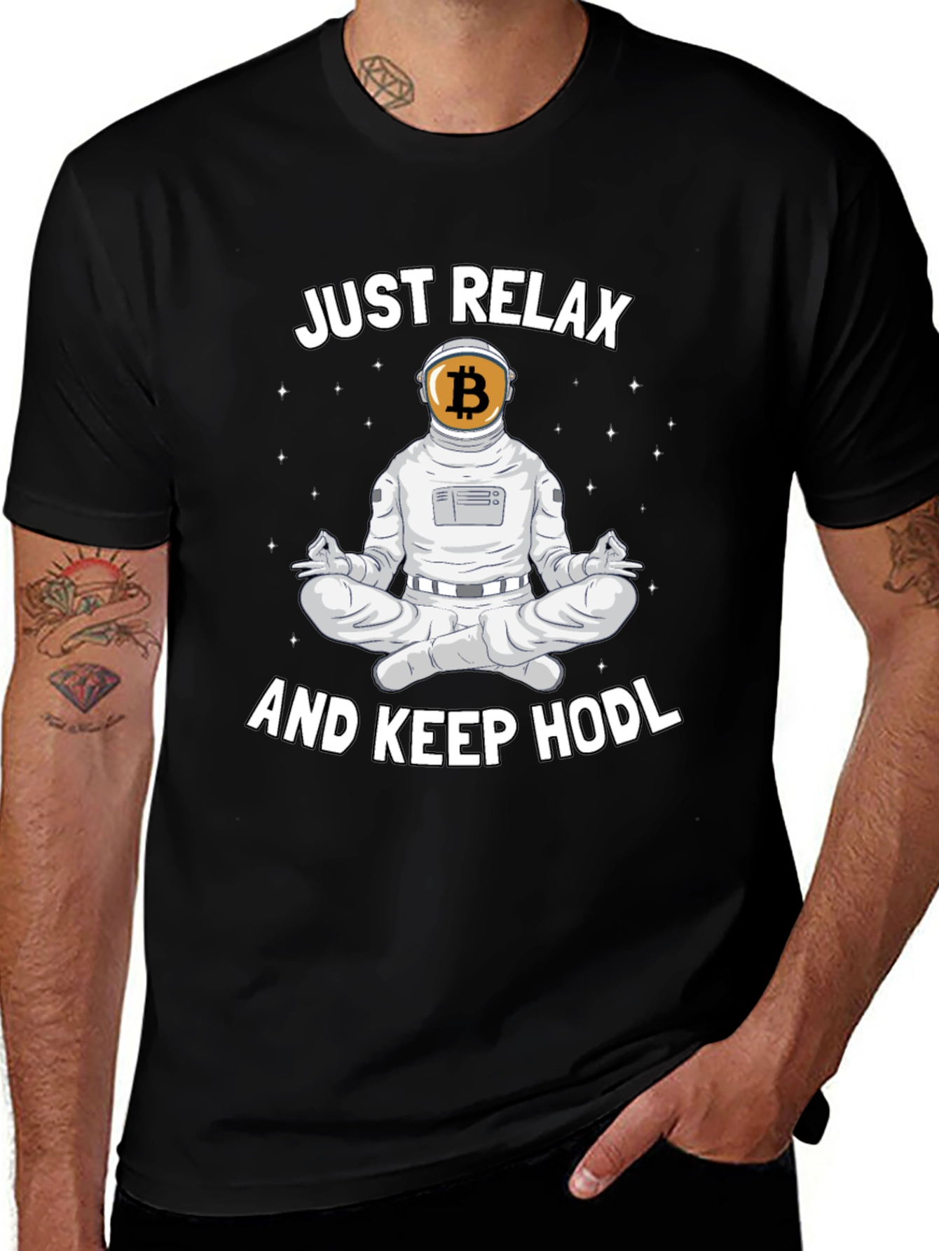 Just Relax and Keep HODL Crypto T-Shirt