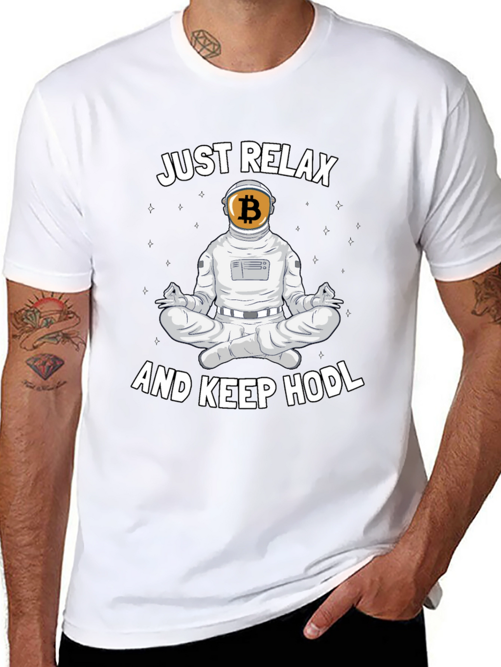 Just Relax and Keep HODL Crypto T-Shirt
